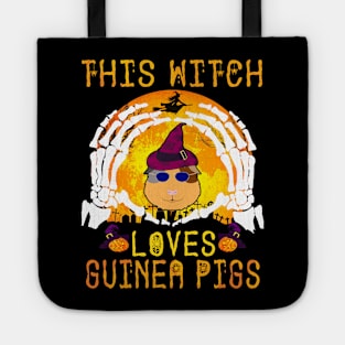 This Witch Loves Guinea Pigs Halloween (98) Tote