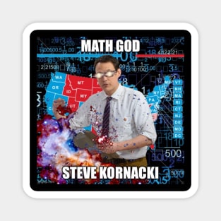 Math God Steve Kornacki Magnet