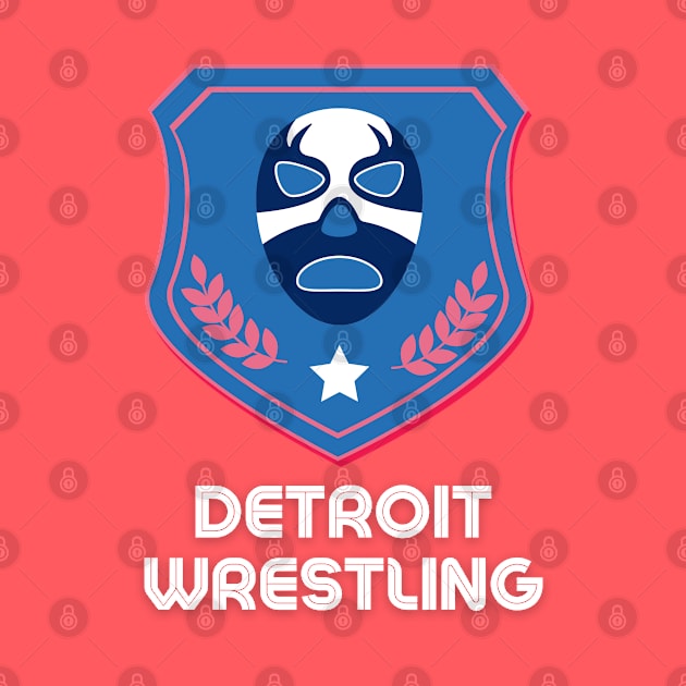 Detroit Wrestling "Shocking Blue" by DDT Shirts