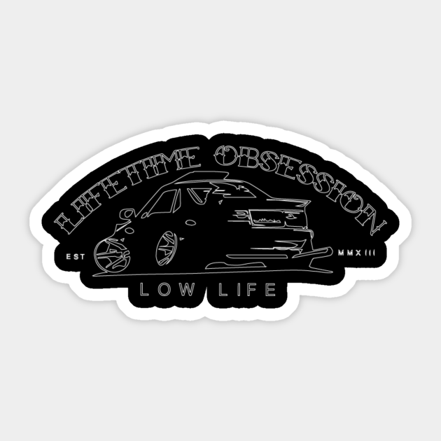 Low Life Slammed Sticker Teepublic Low Life Slammed Sticker Teepublic