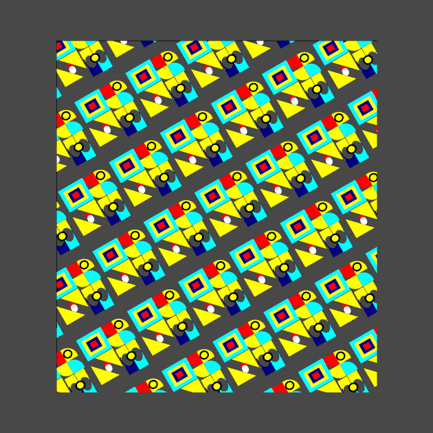 New Geomatric shapes colourful pattern by Devshop997