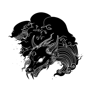 Asian Wave Dragon T-Shirt