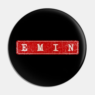 vintage retro plate Emin Pin