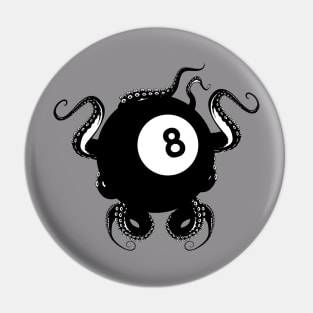 Tentacle 8 Ball Pin