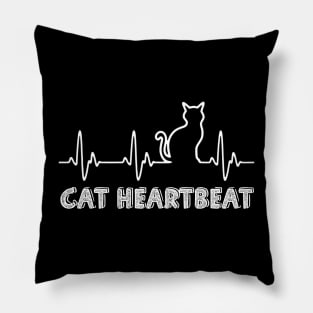 Cat heartbeat Pillow