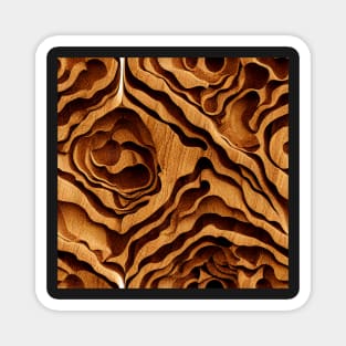 Wood pattern, a perfect gift for any woodworker or nature lover! #24 Magnet