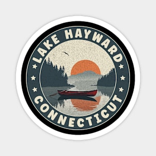 Lake Hayward Connecticut Sunset Magnet