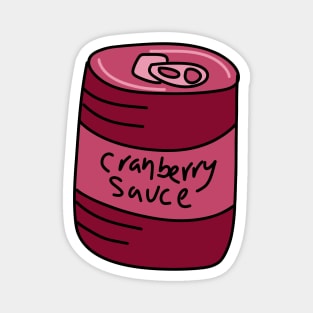 Cute Thanksgiving Cranberry Sauce Doodle, made by EndlessEmporium Magnet