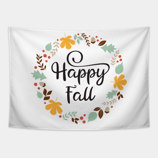 Happy fall Tapestry by Ombre Dreams