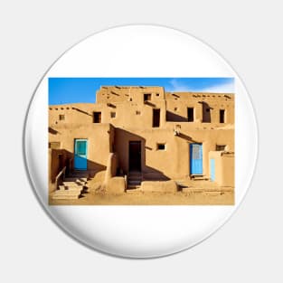 Taos Pueblo Study 9 Pin