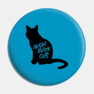 Adopt Black Cats Pin