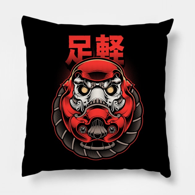 Daruma trooper Pillow by BlackoutBrother