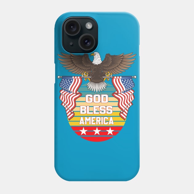 God Bless America Phone Case by Arrow