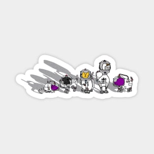 Cute Space Astronaut Animals Magnet