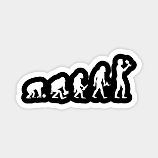 Human Evolution Wine Magnet