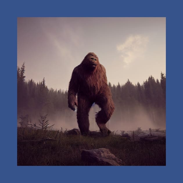 Sasquatch in Nature by Grassroots Green