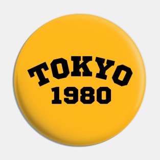 Vintage Tokyo 1980 Retro Pin