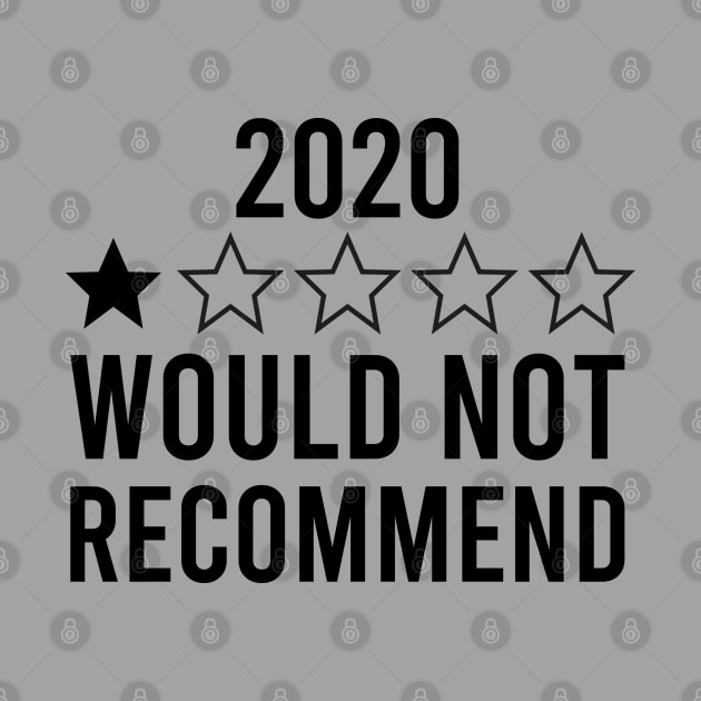 2020 Would Not Recommend by DragonTees