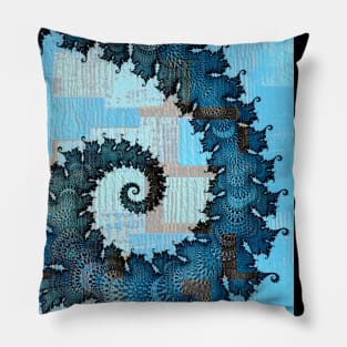 Patchwork Spiral Pillow