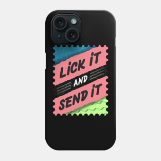 Lick It And Send It F1 Stamp Design Phone Case