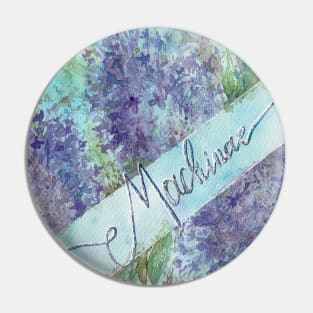 Mackinac Lilacs Watercolor Pin