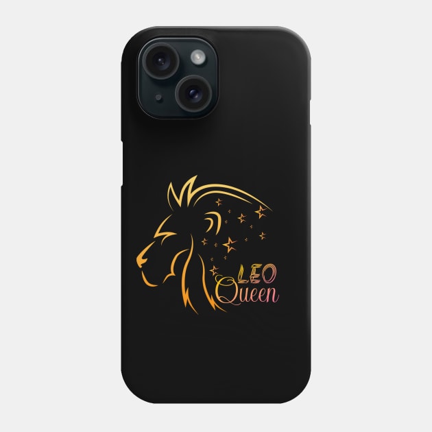 Leo queen Phone Case by RoseaneClare 