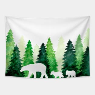 Winter Bears Tapestry