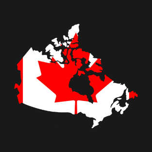 CANADA Map Flag, I love Canada, Beautiful Canada.. T-Shirt