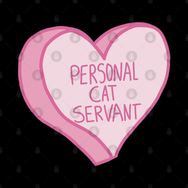 Personal Cat Servant Pink Love Heart by ROLLIE MC SCROLLIE