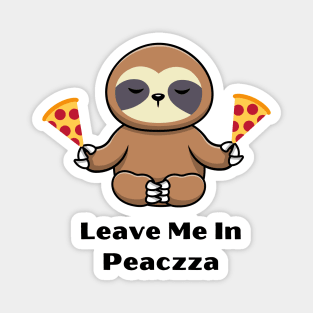 Pizza Sloth Magnet