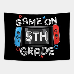 Gamer Back To School Funny Game On 5th Grade Tapestry