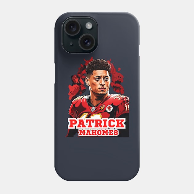 Patrick Mahomes Phone Case by Charlie Dion