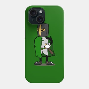 Teutonic Knight Cartoon (Player 3 colors, Green) Phone Case