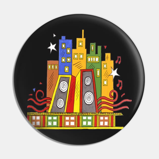 colourful buildings, indian style, phad painting, handmade Pin by gopalpjoshi