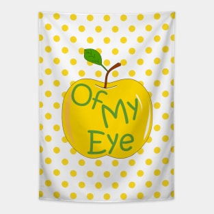 Apple Of My Eye Yellow Tapestry