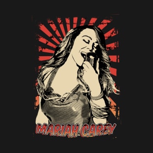 Mariah Carey Karaoke  Retro Vintage Aesthetic T-Shirt