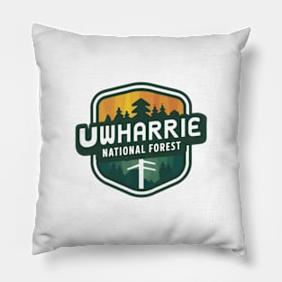 Uwharrie National Forest Emblem Pillow