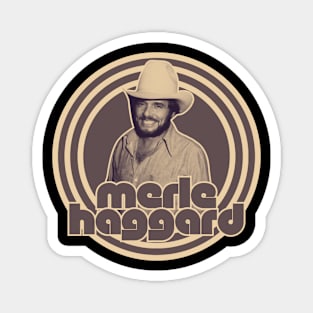 Merle haggard 1980s Magnet