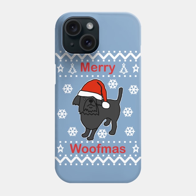 Merry Woofmas Cute Dog Christmas Sweaters Phone Case by ellenhenryart