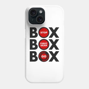 "Box Box Box" F1 Pitstop Lollipop Design Phone Case