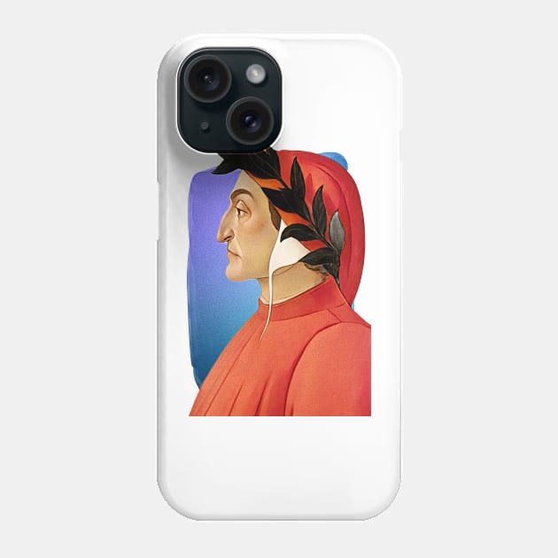 Italian Poet Dante Alighieri illustration Phone Case by Litstoy 