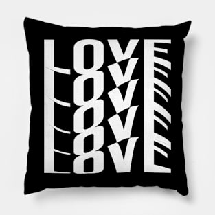 love twisted design Pillow