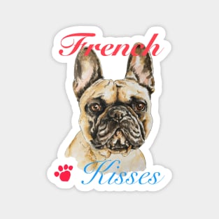 French Bulldog, French Kisses Magnet
