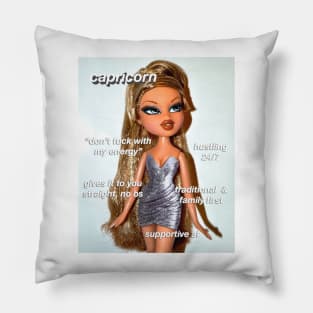 capricorn bratz Pillow