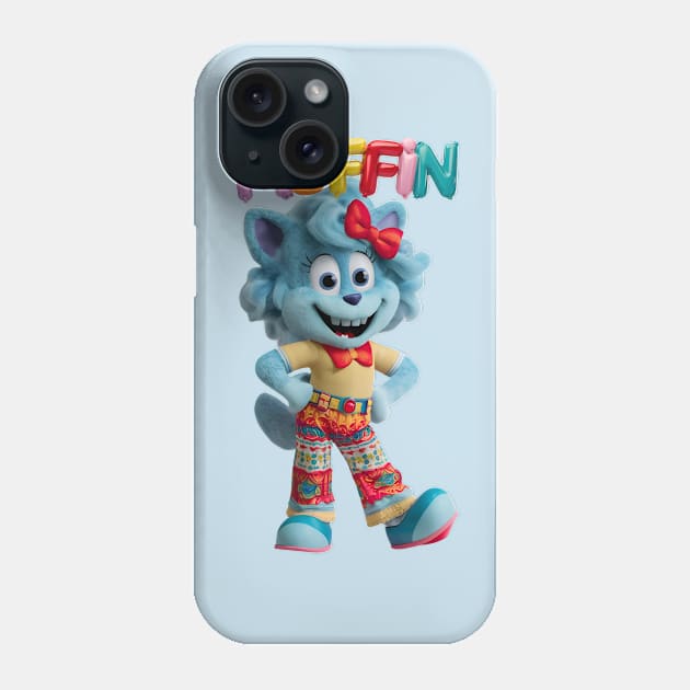 Bluey Muffin Phone Case by Inktopolis