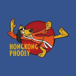 Hong Kong Phooey - Kungfu Grunge Retro T-Shirt