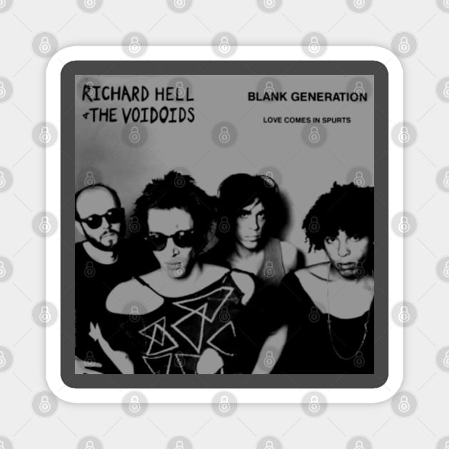 Blank Generation 1977 New York Punk Throwback Magnet by AlternativeRewind