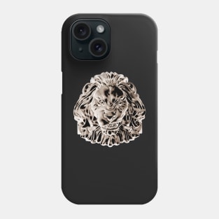 Silver Lion Phone Case