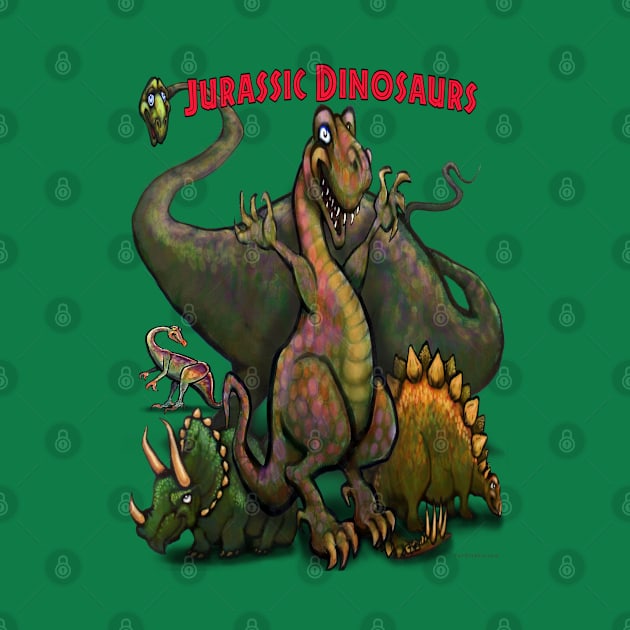 Jurassic Dinosaurs by Kevin Middleton