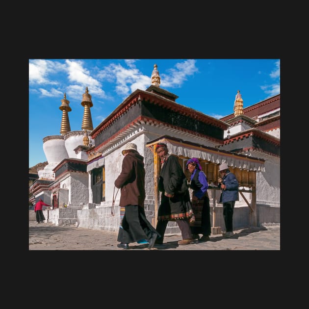 Circumambulate. Shygatse Monastery, Tibet. by bulljup